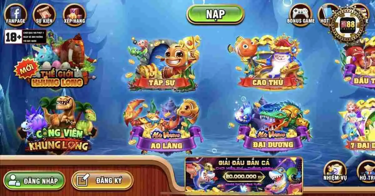 Các biến thể đặc sắc của game bắn cá N88